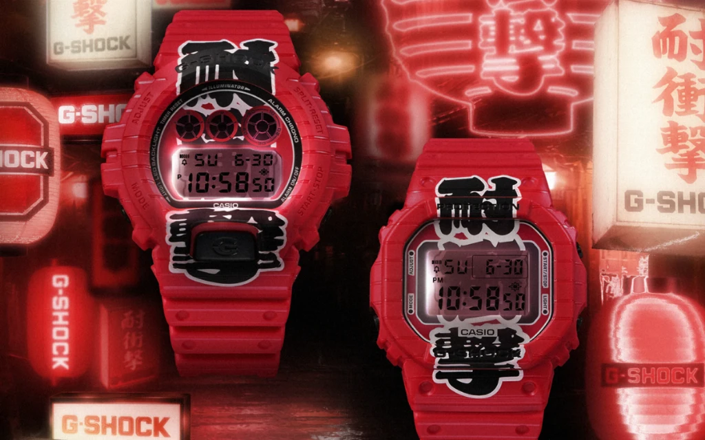 Casio випускає в США нові моделі годинників G-Shock серії Aka-Chochin